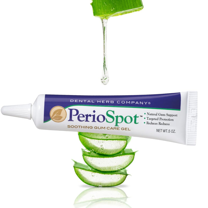 [Australia] - Dental Herb Company - PerioSpot Mouth Sore and Gum Care Gel - Soothes and relieves discomfort from canker sores and gum irritation (.5 oz.) 