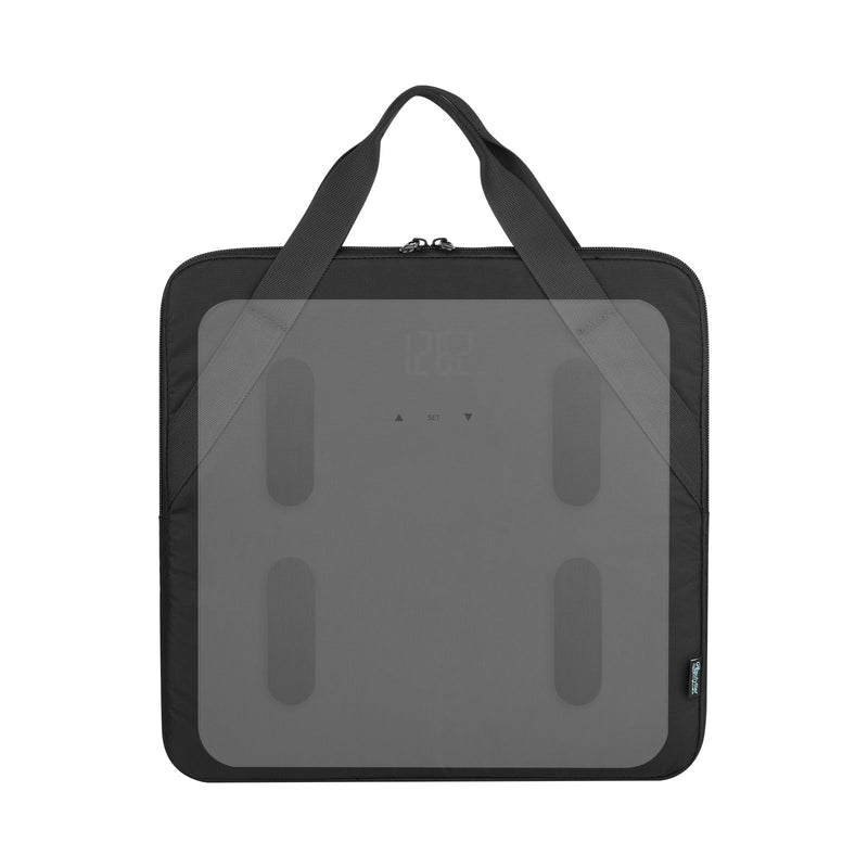 [Australia] - Beautyflier Carrying Bag for Body Composition Monitor Scale, Digital Bathroom Scale Storage Bag, Travel Carrier Case - 13.5 x 13.5 x 1.2 IN, Fits Most Smart Scale for Body Weight (Bag Only) 