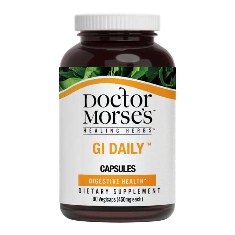 [Australia] - Doctor Morse's GI Daily - Gut Cleanse - Digestive Support - Intestinal, Overall Gut Support - Naturopath Formulated - Marshmallow Root, Slippery Elm Bark, Mullein Leaf - 90 Capsules - 45 Day Supply 