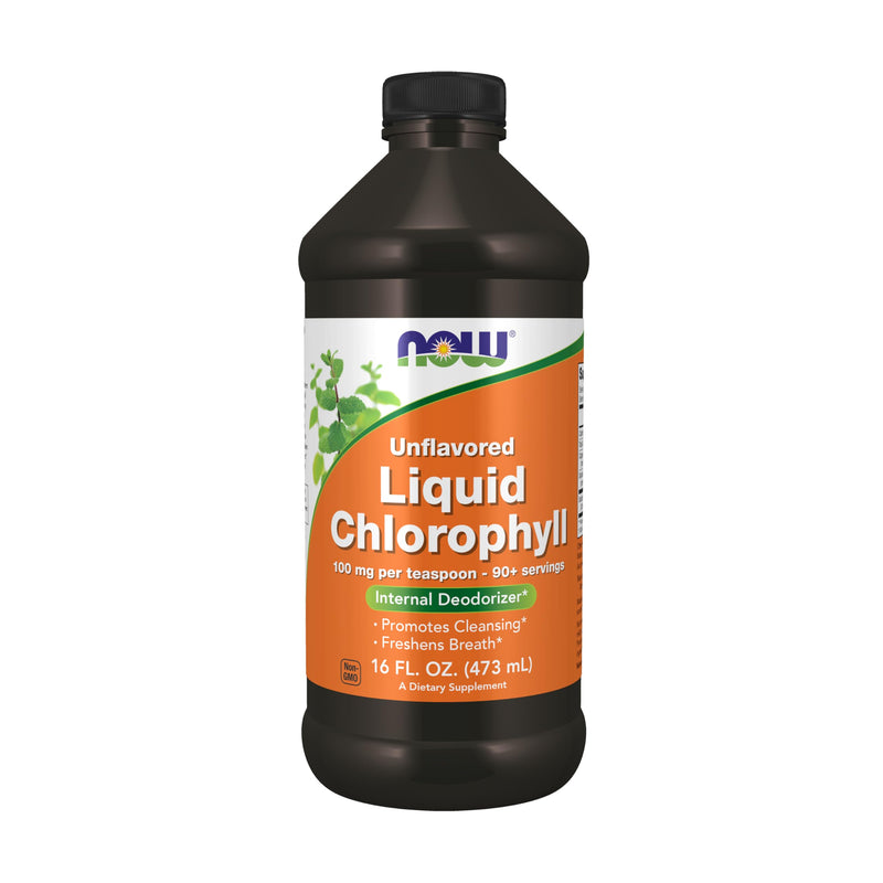 [Australia] - NOW Foods Supplements, Unflavored Chlorophyll Liquid, 100 mg per Teaspoon, 16 fl. oz. 