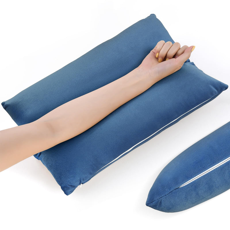 [Australia] - Comfortable Arm Rest Pillow for Better Sleep and Recovery Ideal Support for Swelling, Injury and Surgery Recovery Perfect for Side Sleepers (Dark Blue) Dark Blue 
