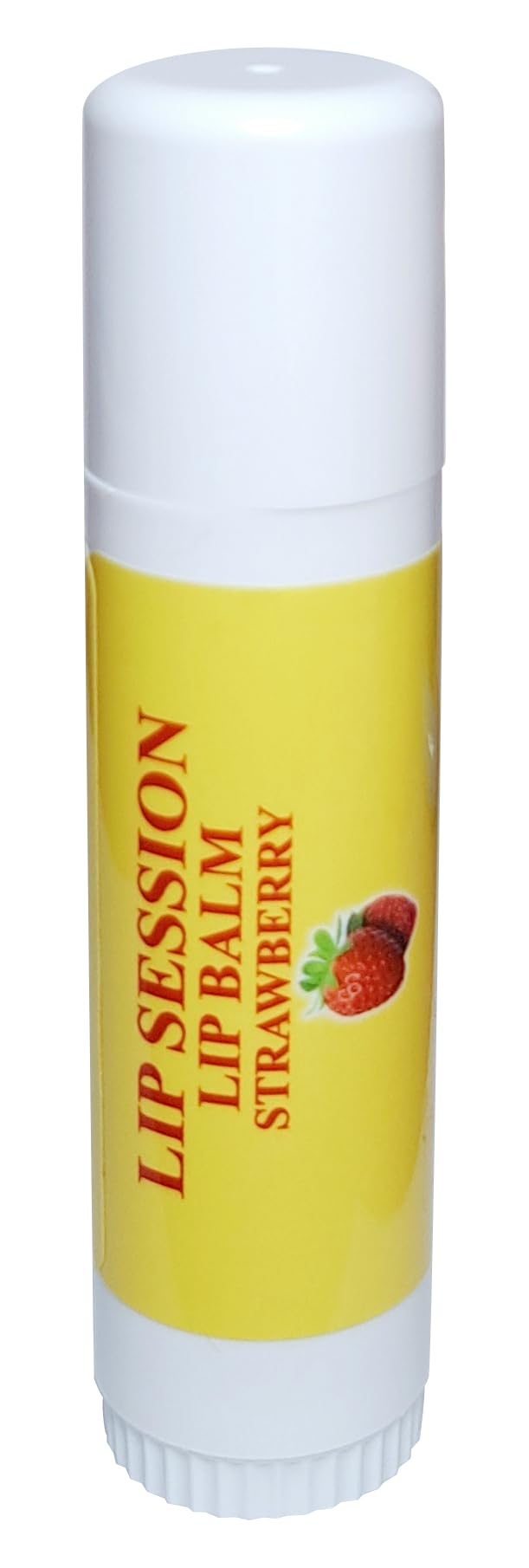 Lip Session Lip Balm Strawberry Flavor Big Stick 0.5 Oz. - With Vitamin E & Cocoa Butter - Moisturizes & Soothes Dry, Cracked, or Chapped Lips