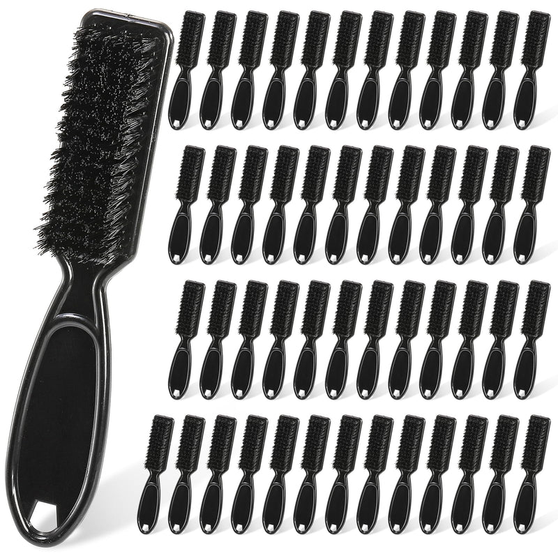 [Australia] - ZEAYEA 50 Pcs Blade Clipper Cleaning Brush, Barber Blade Cleaning Brush, Hair Styling Nylon Brush Tool for Trimmer Cleaning Clipper Manicure Salon Haircut, Barbers Supplies, Black 