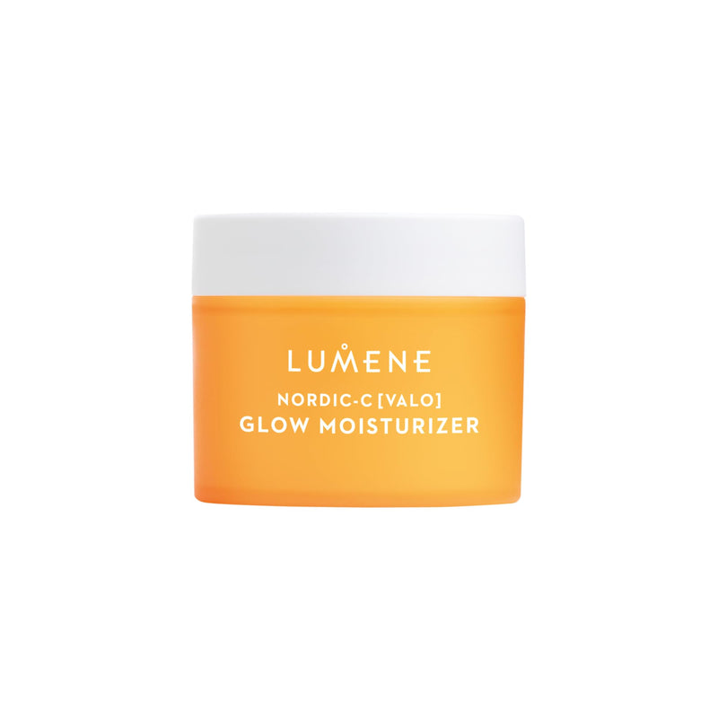 Lumene Nordic-C [Valo] Glow Moisturizer - Radiance Boosting Facial Moisturizer for Dry Skin - Enriched with Hyaluronic Acid & Vitamin C to Visibly Brighten + Plump Skin - 100% Vegan Skin Care (1.7 oz)