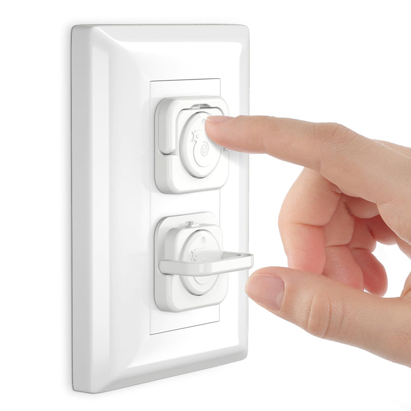 [Australia] - Baby Proofing Outlet Covers(45 Pack), Baby Proof Plug Covers with Hidden Pull Handle for Child Safety, Electric Socket Covers, Plug Protectors to Prevent Power Shock (White) White 