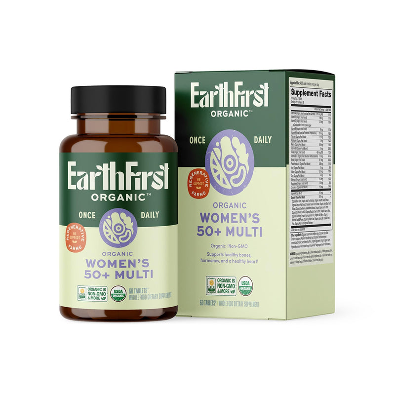 Womens Multivitamin 50+ and Iron from Wholefoods 60ct