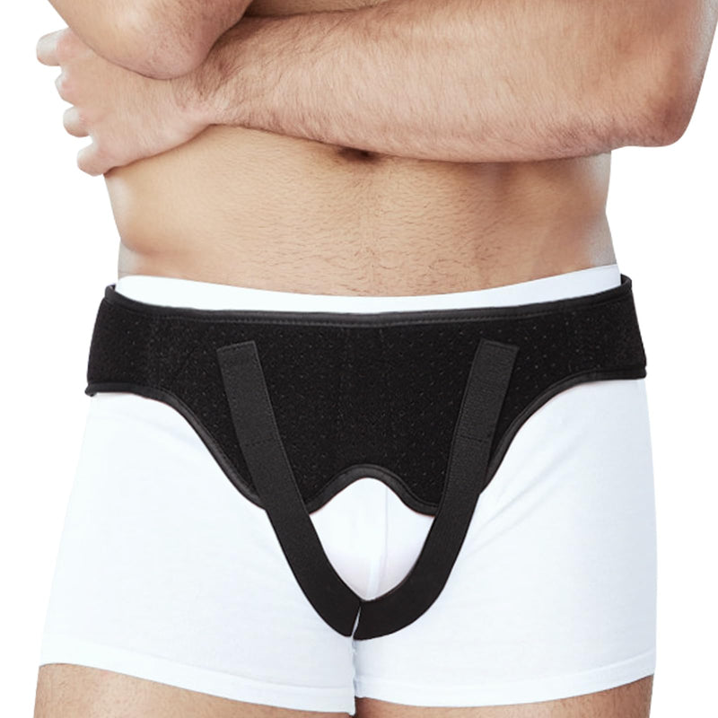 Laway Hernia Belts for Men,Hernia Guard Inguinal Truss for Single/Double,Pain Relief Recovery Strap with 2 Removable Compression Pads,Hernia Truss for Men Inguinal (X-Large) X-Large