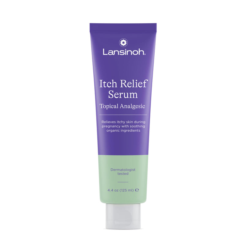 [Australia] - Lansinoh Anti-Itch Serum for Pregnant Moms, Itchy Skin Care, Cream for Pregnancy, Prenatal & Postnatal Skin Care, Safe for First Trimester, Pregnancy Essentials, 4.4 Ounces 