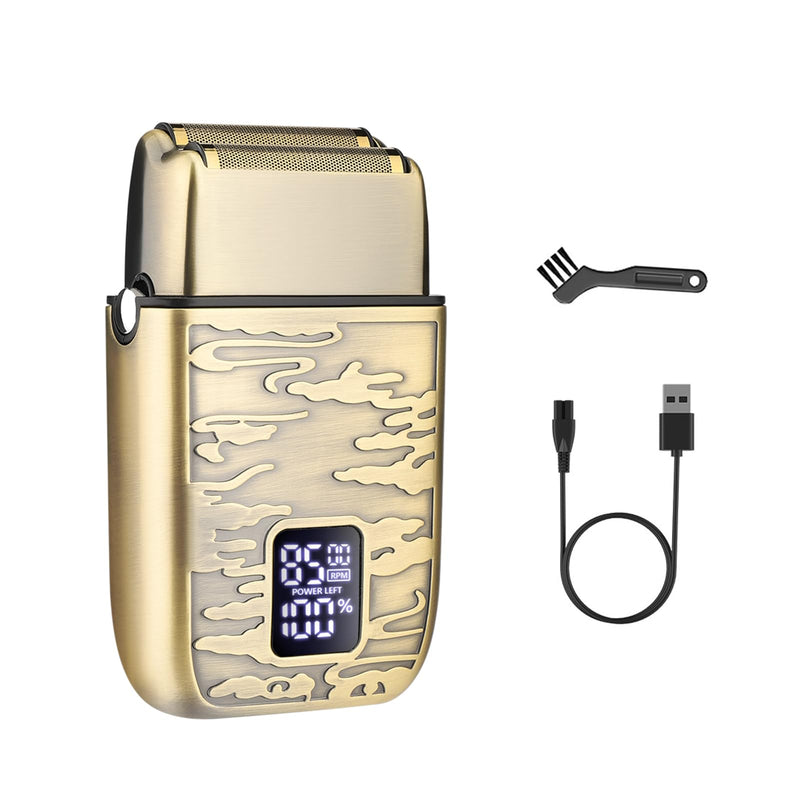 [Australia] - GSKY Electric Razor, Double Foil, Foil Shavers for Men,Electric Shavers for Men,Cordless Barber Shaver Beard Trimmer 