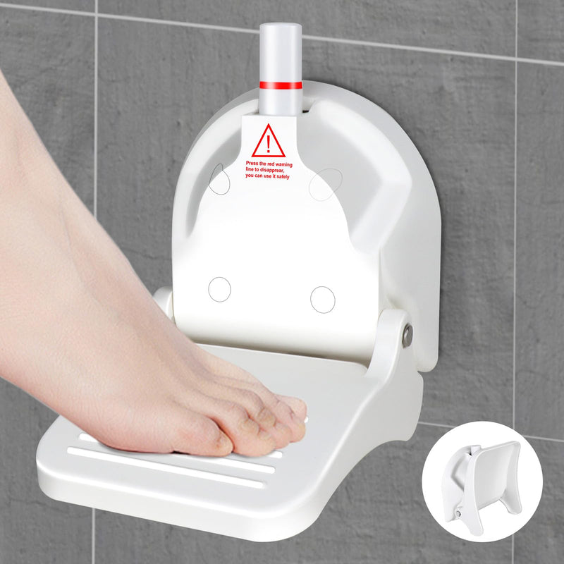 [Australia] - Foot Rest for Shower to Shave Legs, Foldable Shaving Step for Inside Shower, Suction Cup Shower Foot Rest 