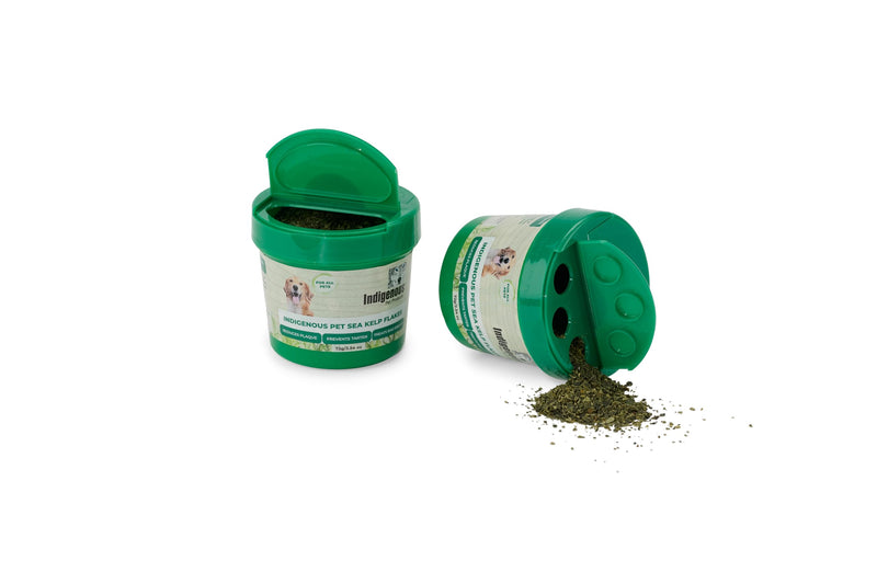 Organic Sea Kelp Flakes for Dogs, 72g/ 2.54oz, Green - PawsPlanet Australia