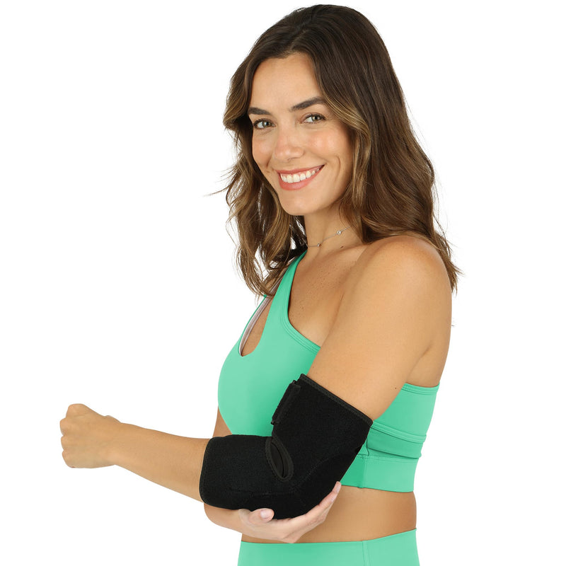 [Australia] - Soft Elbow Pad For Bursitis & Elbow Tendonitis Relief Wrap | Padded Compression Sleeve for Bursitis | Tendonitis Relief Wrap Pads | Tennis Elbows Brace for Women Men | Arm Cushion Brace | Small / Med Small/Medium 