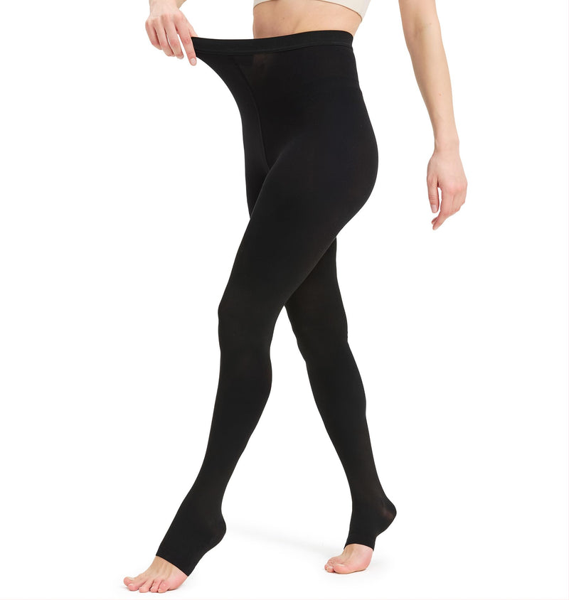[Australia] - KEKING Medical Compression Pantyhose for Women & Men, Comfort 15-20 mmHg Graduated Compression Support Stockings, Open Toe Compression Tights for Varicose Veins, Edema, Flight, Black XXL XX-Large 15-20mmhg Open Toe Black 