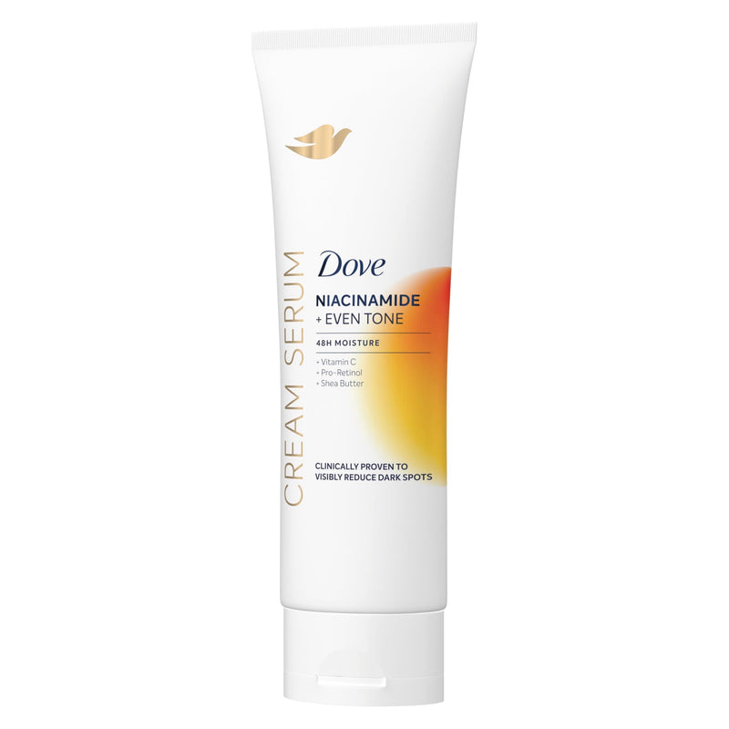 Dove Body Cream Serum Niacinamide + Even Tone for Dark Spots 8oz | Hydrating Lotion for Uneven Tone, with Vitamin C, Pro-Retinol and Shea Butter, Lightweight formula