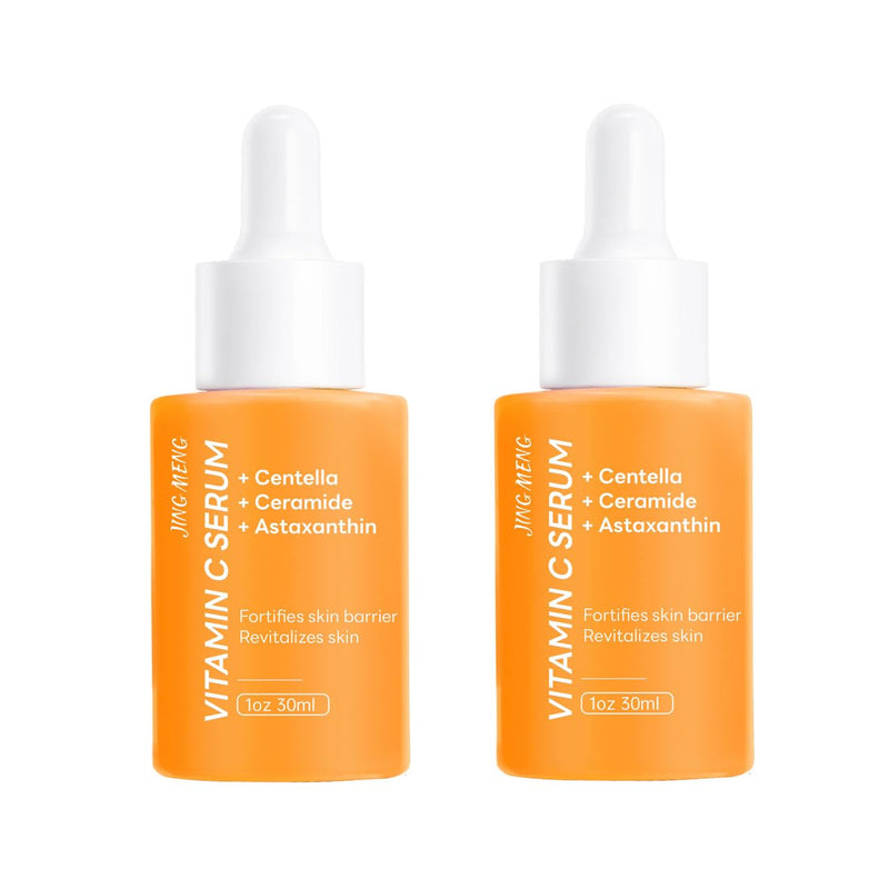 2 PCS Vitamin C Liposomal Face Serum, Instantly Calming, Soothing,Radiance Boosting Anti-Aging, Even Skin Tone with Centella Asiatica, Ceramide, Astaxanthin, Hyaluronic Acid DOUBLE ORANGE