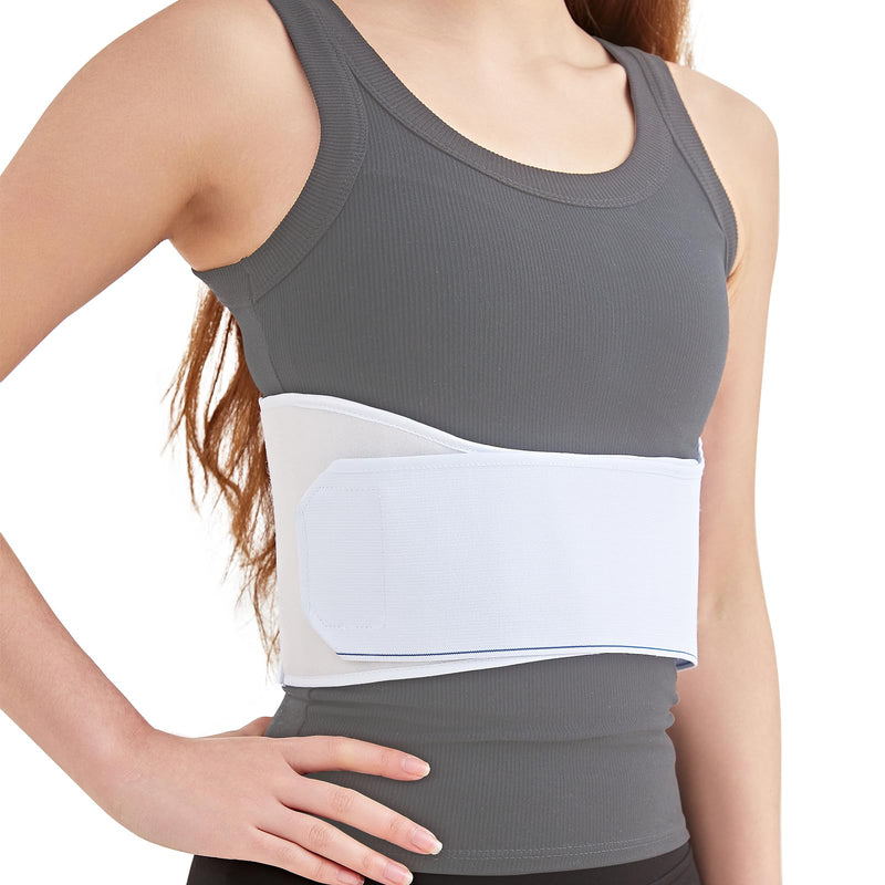[Australia] - Chest Rib Broken Injury Support Brace Abdominal Compression Wrap Binder Breast Belt for Cracked Ribs Bruised Rib Universal Female 