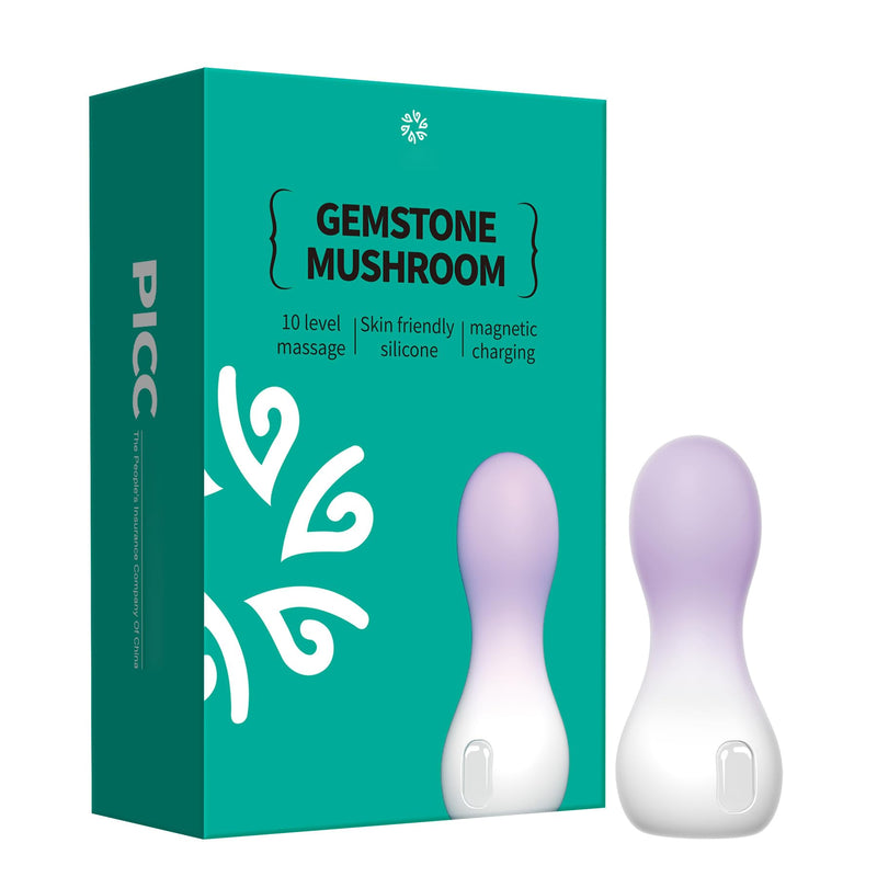 Personal Massage Device Smallest and Strongest Cordless Handheld Massager - Cute & Powerful - Best for Travel - Magic Stress Away - Perfect on Neck Legs Hand Pains and Sports Purple