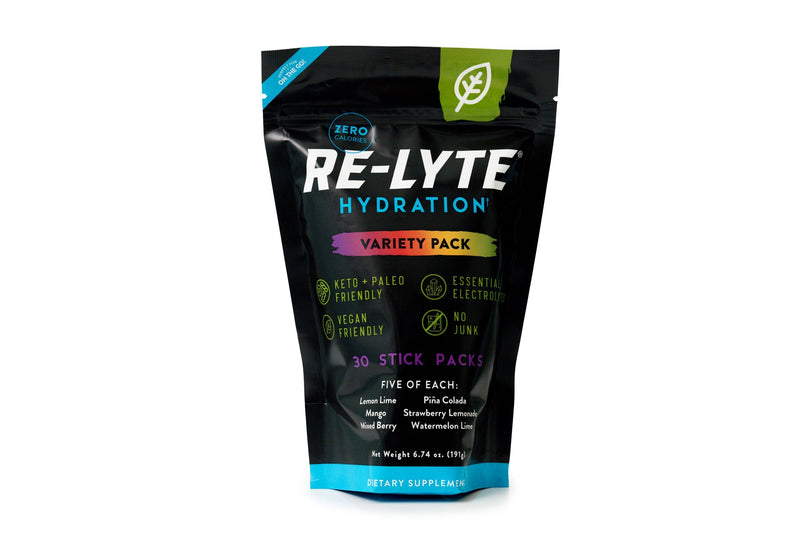 [Australia] - REDMOND Re-Lyte Hydration Electrolyte Powder Mix, Variety Pack, 30 Stick Packs 0.22 Ounce (Pack of 30) 