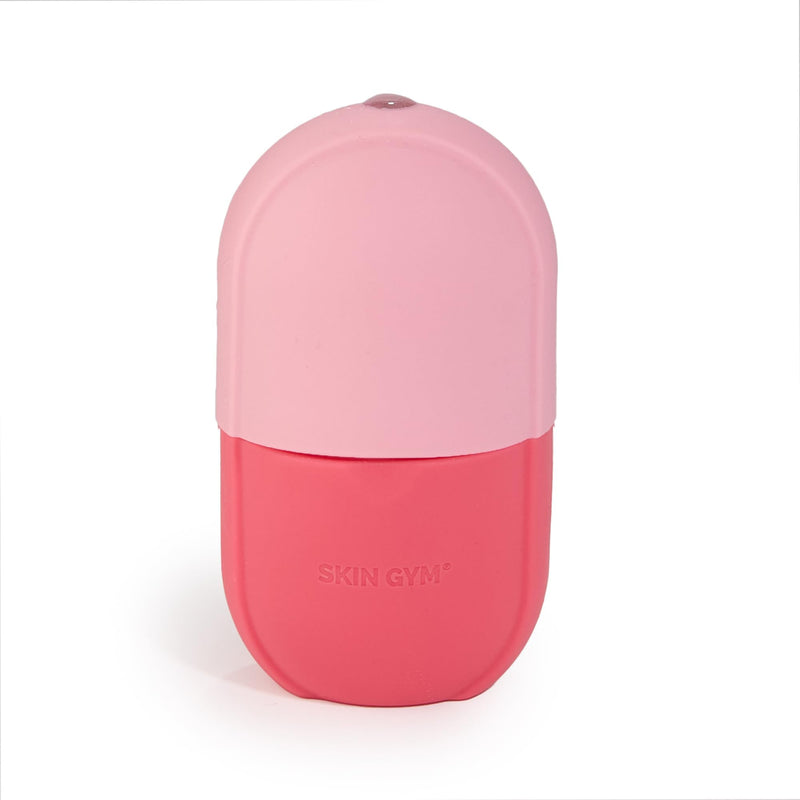 SKIN GYM Cryoroll Ice Roller - Face Ice Mold for Depuffing, Minimize Pores & Glowing Skin, Ice Cube Facial Roller for Face and Body, Ice Roller for Cold Therapy at-Home, Large/Body Size Pink Large / Body Size