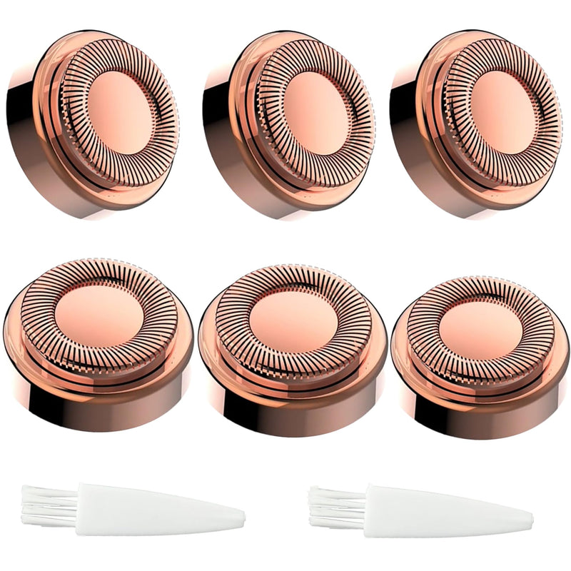 [Australia] - Facial Hair Remover Replacement Heads - Gen 1 Compatible with Finishing Touch Flawless Hair Remover Tool for Women Easy Facial Hair Removal Generation 1 Single Halo 6 Pack 