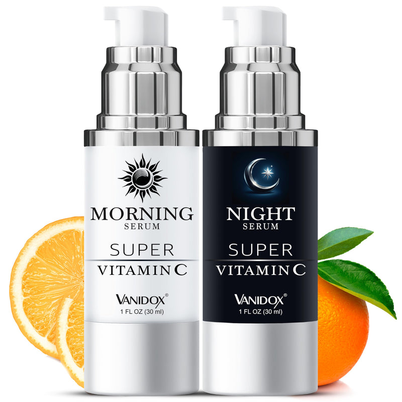 VANIDOX Super Vitamin C Serum for Women Over 70, All-In-One Formula, Made in USA, Hydrates, Firms, Lifts, and Targets Wrinkles, Age Spots, and Fine Lines, Vitamin C Serum (1fl oz x 2) 1 Fl Oz (Pack of 2)