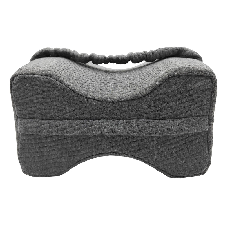 [Australia] - Replacement Pillowcase Pillow Cover with Fixed Elastic Strap for Knee Pillow-Cover ONLY (Grey) Grey 