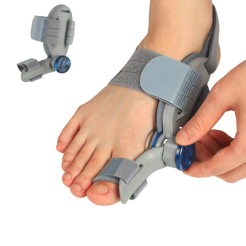 [Australia] - Bunion Corrector for Women Men Big Toe,Adjustable Knob Bunion Corrector for Bunion Relief,Bunion Fix with Bunion Silicone Pad,Suitable for Left and Right Feet(1PCS) 1 