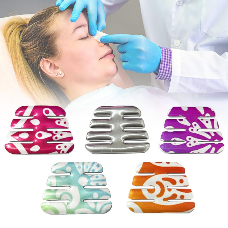 [Australia] - Thermoplastic External Nasal Splints - Nose Brace Fracture Support Protector for Rhinoplasty Septoplasty, ENT, Orthopedic Immobilization, 5 Pcs 