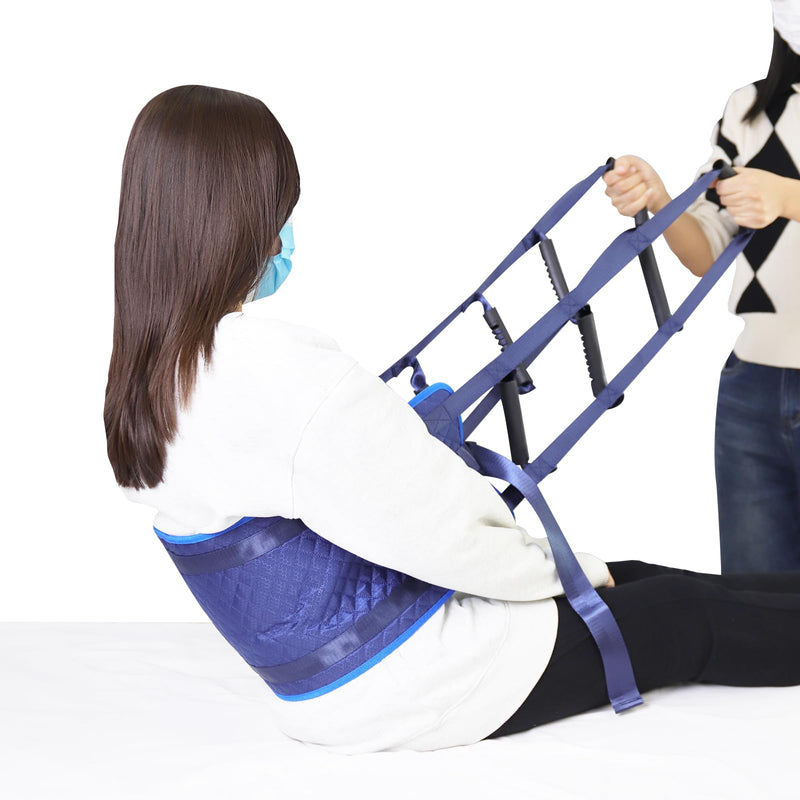 [Australia] - Heavy Duty Bed Transfer Nursing Sling with Durable Handles and Buckle for Patient, Lifting Assist Belt, Transfer Lift Sling for Seniors, Mobility Standing and Lifting Assist Belt for Disabled, Elderly 
