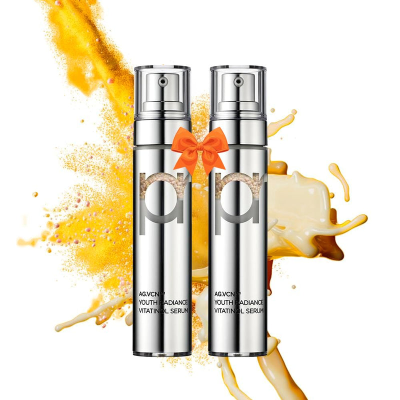 PRIMERA (PRMR) 𝐘𝐨𝐮𝐭𝐡 𝐑𝐚𝐝𝐢𝐚𝐧𝐜𝐞 𝐕𝐢𝐭𝐚𝐭𝐢𝐧𝐨𝐥 𝐒𝐞𝐫𝐮𝐦 - Retinol with Vitamin C Bundle SET VitaminC, Korean Skin Care, Moisturizing, Shiny, Elastic, Lifting, 0.7 oz (21 g *2) 0.7 Ounce (Pack of 2)