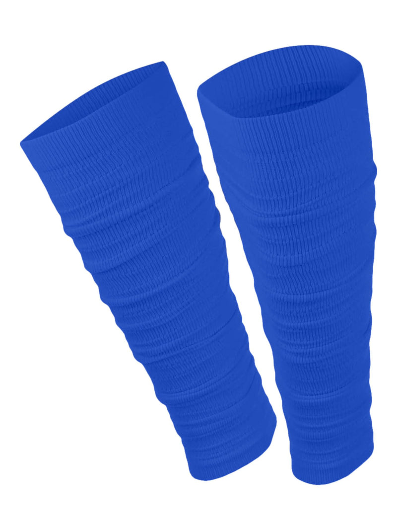 [Australia] - TCK Football Leg Sleeves, Pre-Scrunched Football Leg Sleeves for Youth Kids, Boys, Men, Moisture Wicking | Made in USA Medium Royal 