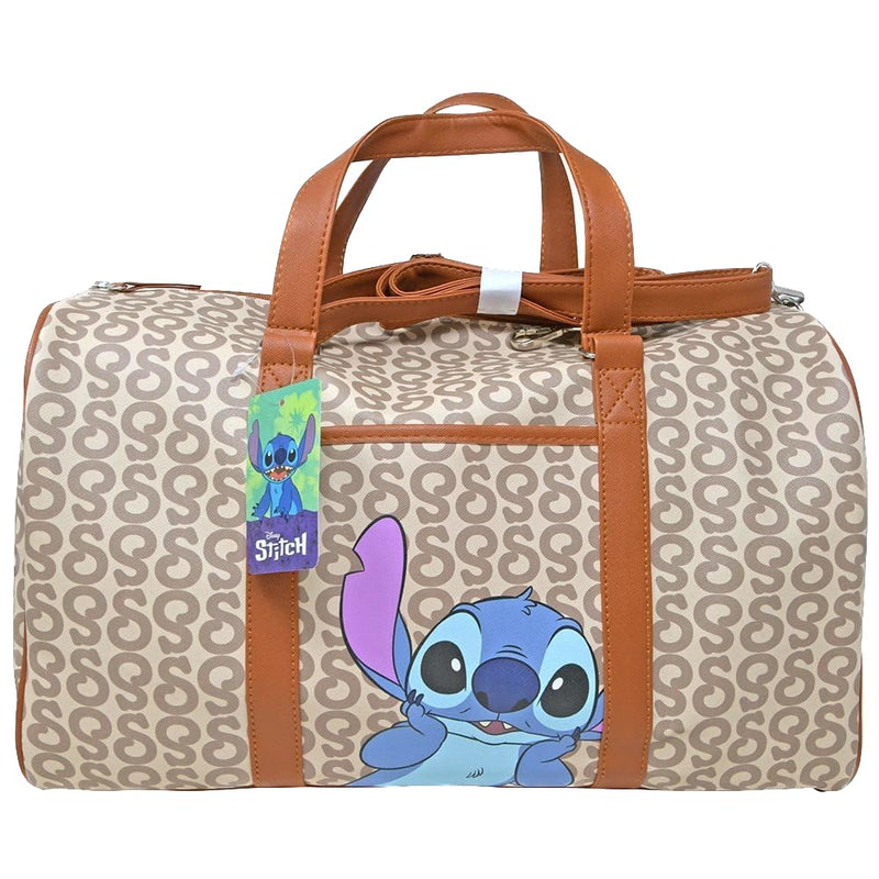 Disney Girls' Travel Duffle Bag Tote, Beige