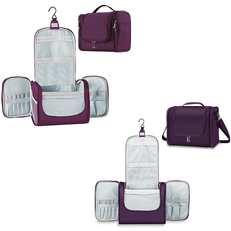 Large Toiletry Bag Purple and XL Purple