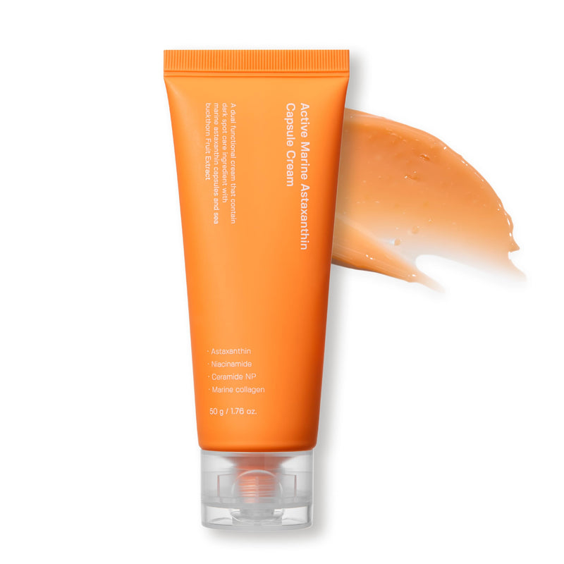 [Australia] - SUNGBOON EDITOR Active Marine Astaxanthin Capsule Cream 50ml | Facial Cream for Brightening | Deep Hydration, Soothing, Moisturizer 
