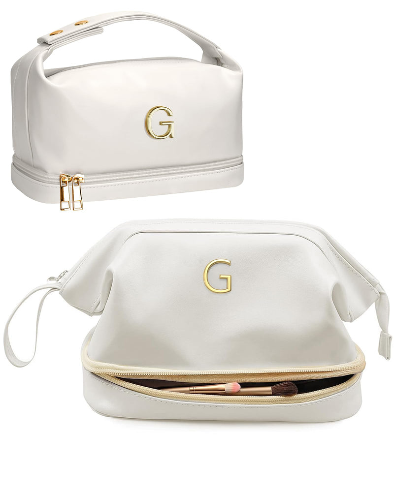 Initial Large Makeup Bag + Personalized Cosmetic Bag