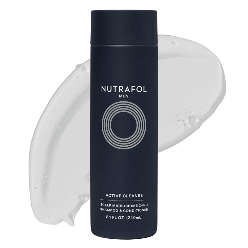 Nutrafol Men's 2-in-1 Shampoo and Conditioner for Thinning Hair, 8.1 Fl Oz
