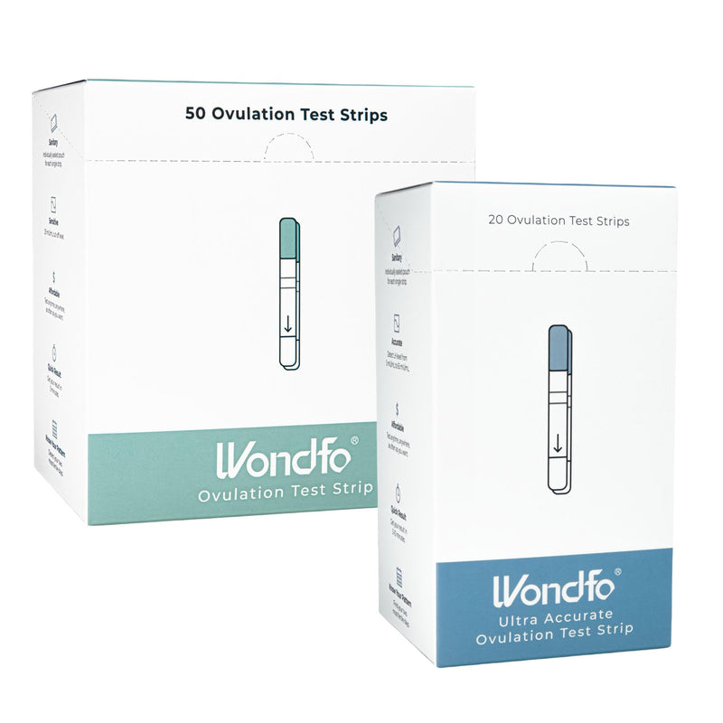 Wondfo Ovulation Test Strips [50 Count] - Ultra Accurate Ovulation Test Strips [20 Count] -Detecting LH Surge