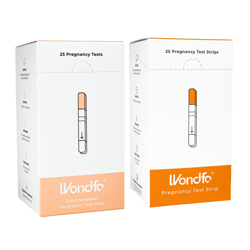 Wondfo Pregnancy Test Strips[ 25 Count] - Early Result Pregnancy Test Strips[ 25 Count]-Get Results 6 Days Sooner Than Missed Period