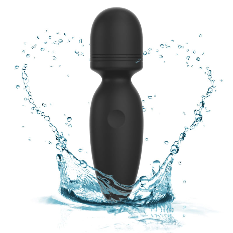 Apowand Upgraded Back Bullet Massager, Hand-held Massager for Relaxing Muscles While Working at Home Black