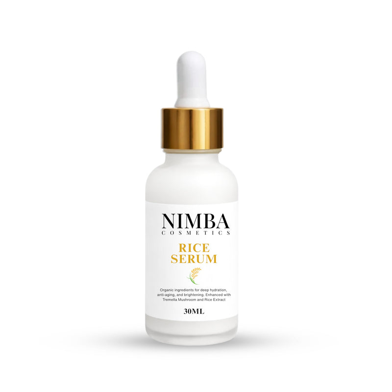 NIMBA Rice Serum for Glass Skin | Premium Anti-Aging Face Serum with Tremella Extract & Sweet Potato | Deep Hydration, Skin Barrier Natural & Handmade