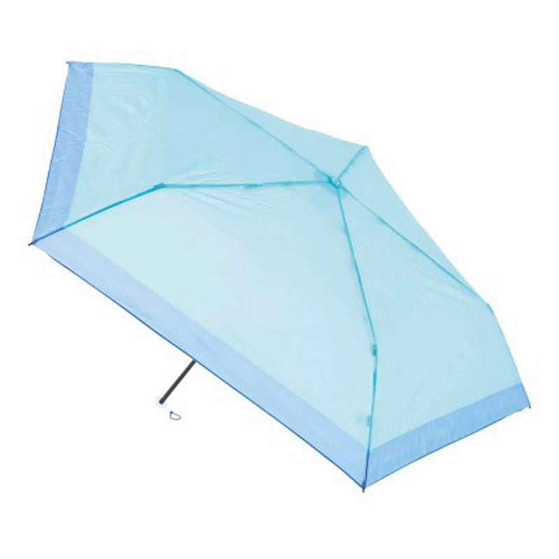 Magical Tech 65g Ultra Light UV Protection Folding Umbrella 10286 Hem Border Turquoise