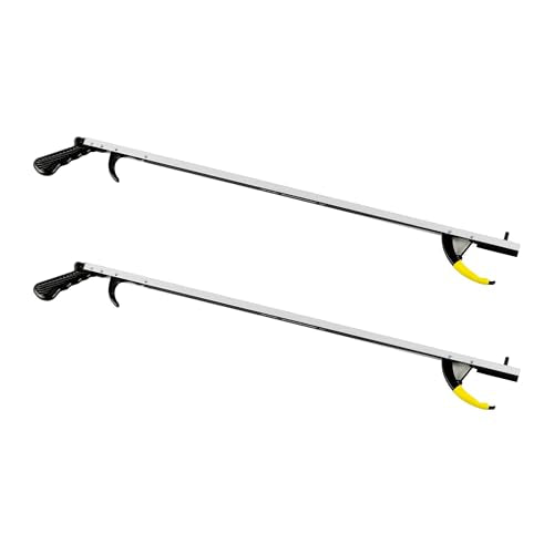 [Australia] - Cubii Health Reacher, Standard 32", Grabber Reacher Tool, Lightweight Trash Picker Grabber & Garden Nabber, Handy Aluminum Picker Up Tool & Reaching Claw, Reaching Assist & Dressing Tool, Pack of 2 
