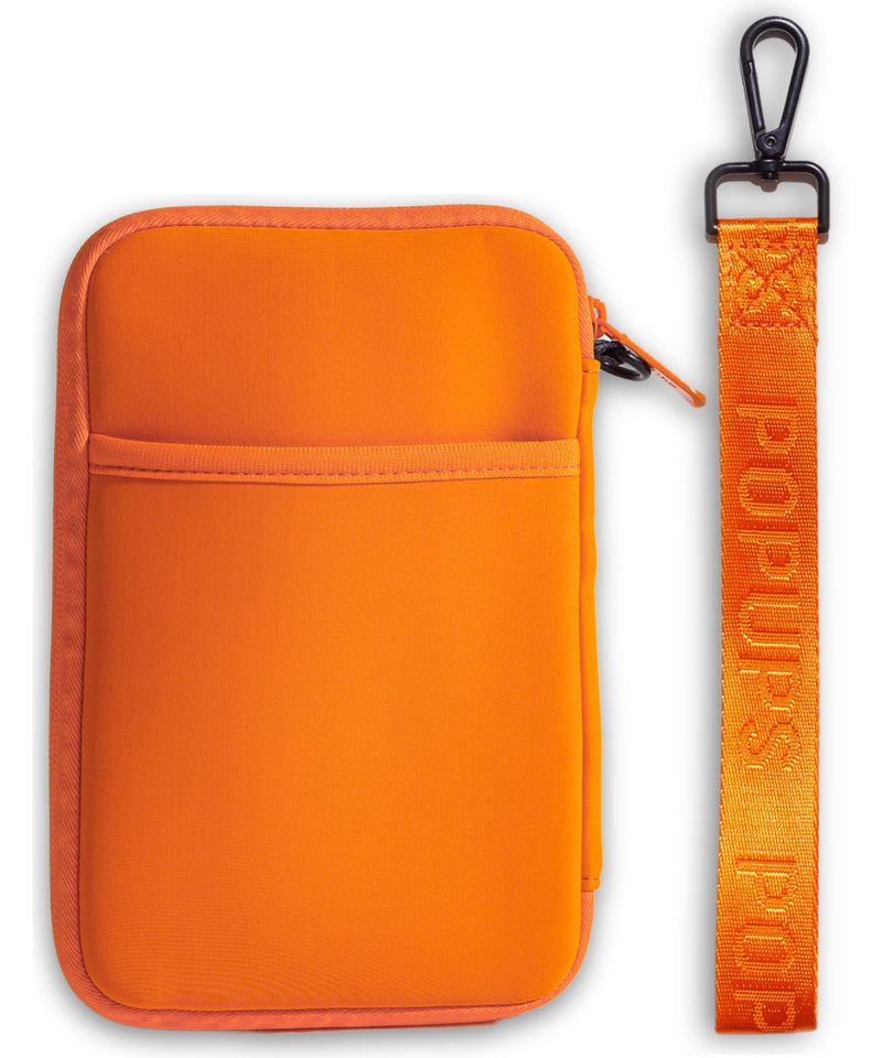 Passport Travel Wallet for Women - Large Multiple Document Organizer and Holder with Wristlet - Burnt Orange