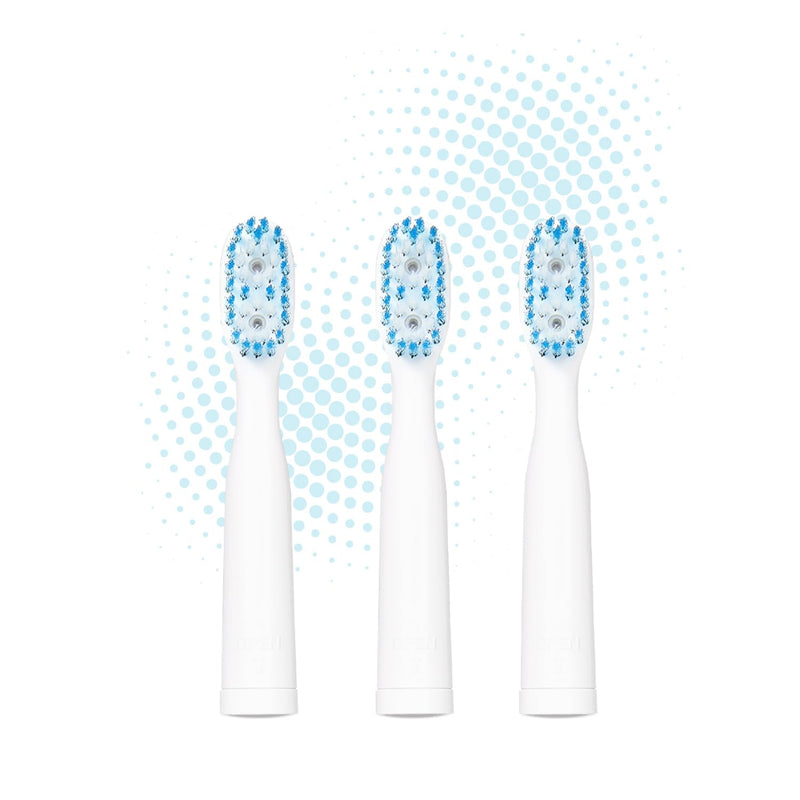 [Australia] - Blue Light Toothbrush Head Replacement 3-Pack for Smile Actives Blue Light Toothbrush 