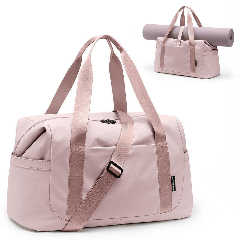Travel Duffle Bag - Gym Bag for Women,Tote Bag Laptop Carry on Weekender Overnight Bag Organizer Duffel Bag for Travel,31L,Baby Pink Baby Pink 31L