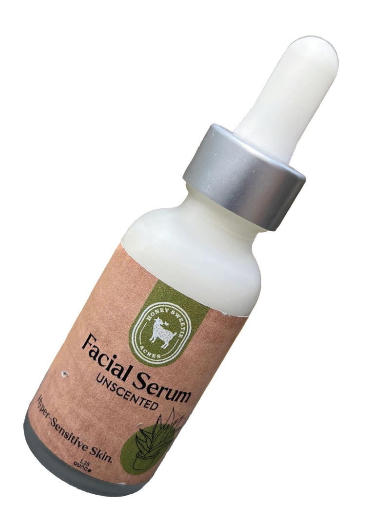 Honey Sweetie Acres Vitamin B Facial Serum with Goat Milk, 1.25 oz | Made with Aloe, Niacinamide & Hyaluronic Acid, Small Batch, Made in USA