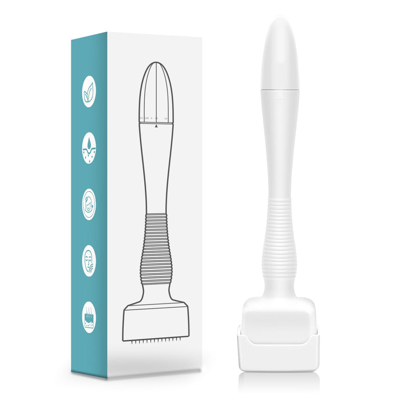 Microneedling Derma Stamp Pen, Dermastamp System, Derma Roller Alternative, At Home Skin Care Tool, 0.25mm