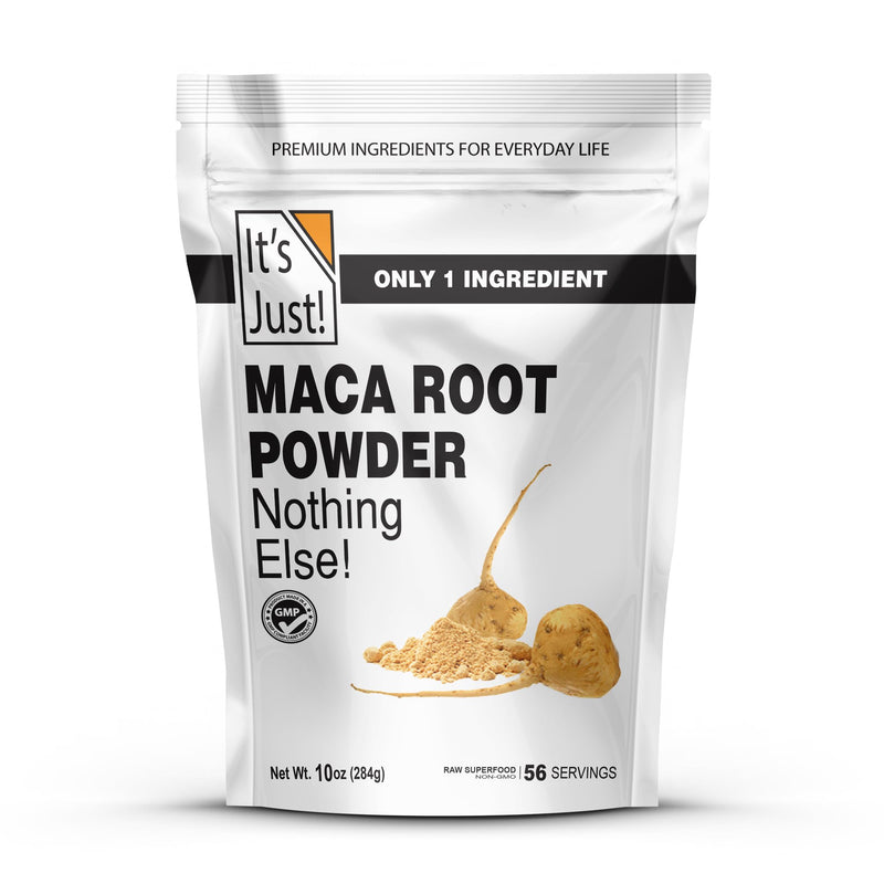 [Australia] - It's Just! - Yellow Maca Root Powder, Product of Peru, Raw Natural Superfood, Gelatinized for Easy Disgestion, Supports Immune, Energy, Health, 10oz 
