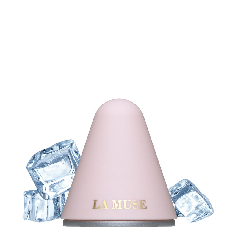 [Australia] - LA MUSE Perfect Cooler (Pink) - Portable Cooling Massager for Soothing & Pore Care|Aluminum Plate for Long-Lasting Cooling Relief | Reduces Puffiness, and Calms Sensitive Skin | Korean Skin Care 