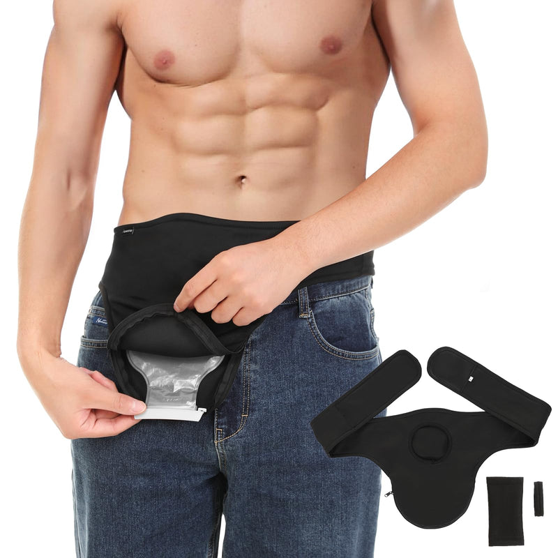 [Australia] - Ostomy Belt for Men & Women | Ileostomy Belt Ostomy Support Belt | Colostomy Ostomy Bag Covers for Sports or Daily Life | Ostomy Wrap Supplies | Inner Pocket to Hold Ostomy Pouch M 